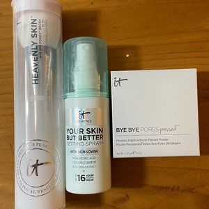 it Cosmetics Brush, Setting Spray & Powder